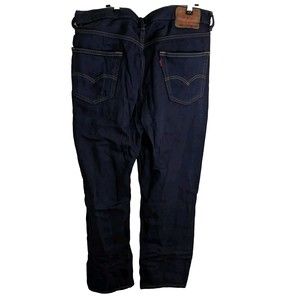 Men's Levi's 505 33x32 Dyed Black Wear At Hem #10